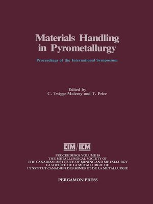 cover image of Materials Handling in Pyrometallurgy
